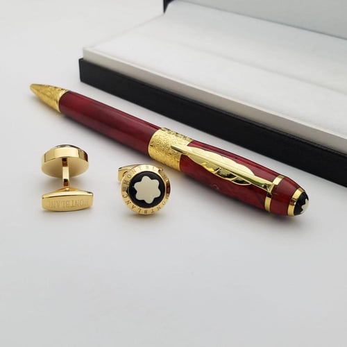 طقم كبك وقلم مونت بلانك موديل