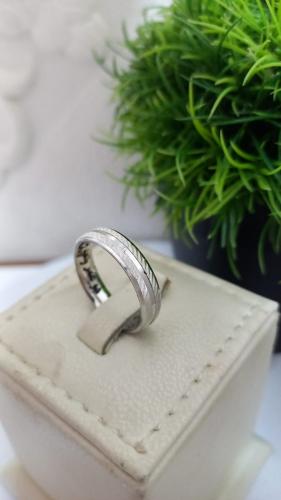 دبلة فضة تصميم جديد