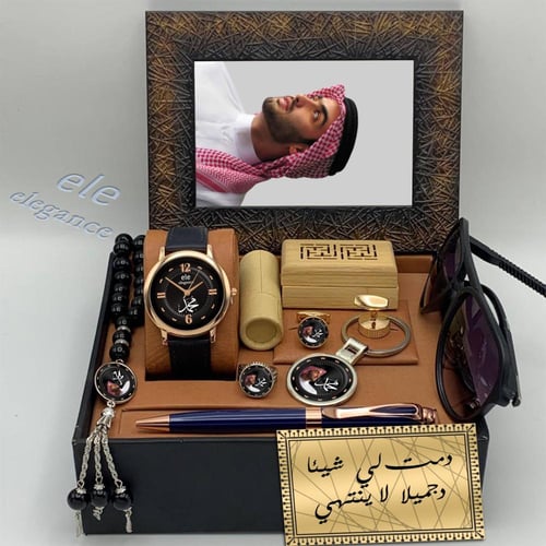 طقم ساعه رجاليه بالاسم والصورة