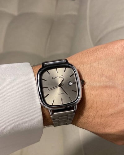 ساعه كاسيو LTP رجالية مع نحت ليزر