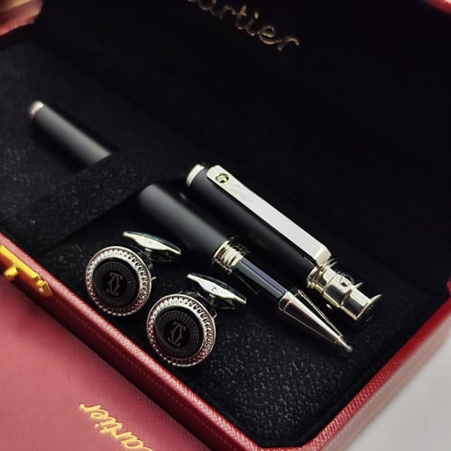 طقم كبك وقلم كارتير سانتوس دو