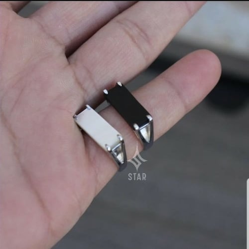 خاتم رجالي فاخر فضة اصلي