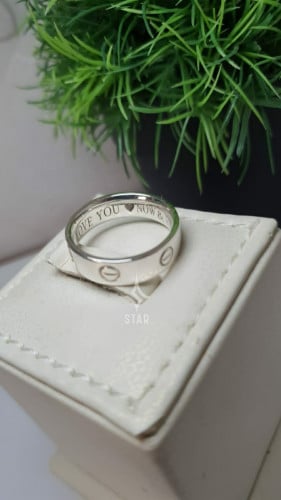 خاتم دبلة مع كتابه من الداخل