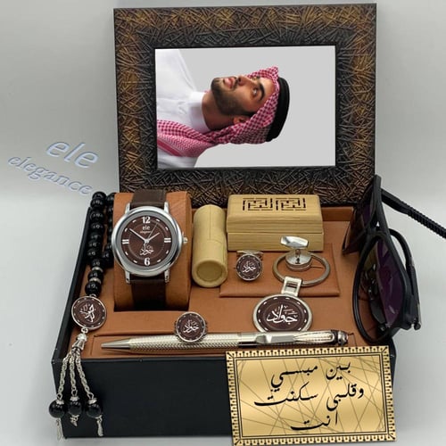 طقم ساعه رجاليه بالاسم والصورة