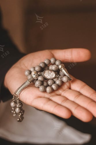 سبحه ملكيه فاخره فضة