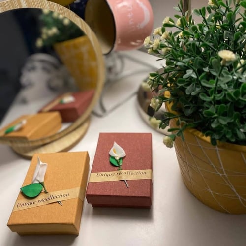 سلسال بالاسم مطلي ذهب