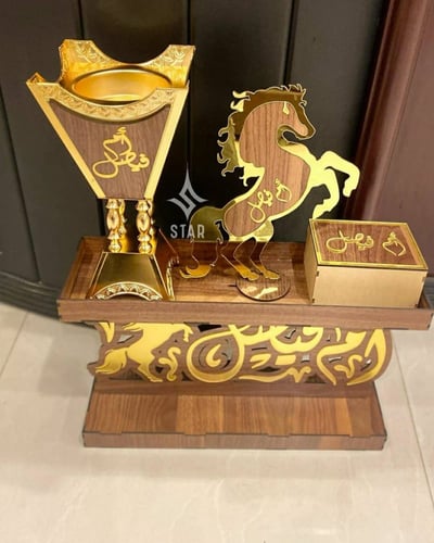 طقم مباخر استقبال مع الاستاند