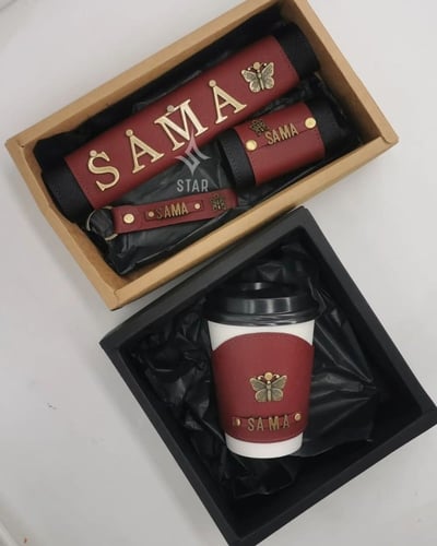 طقم اكسسوارات سياره ملكي اربع قطع