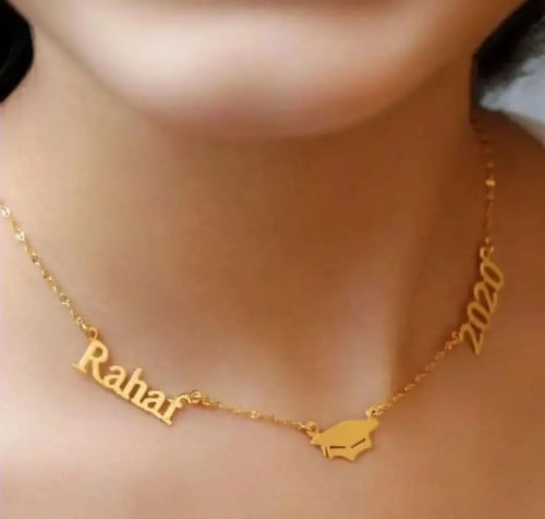 سلسال تخرج مطلي بالذهب