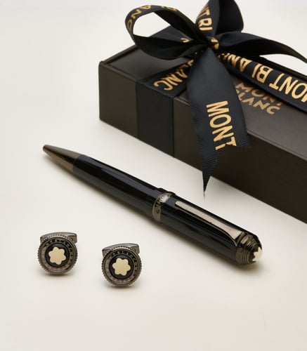 طقم كبك وقلم مونت بلانك