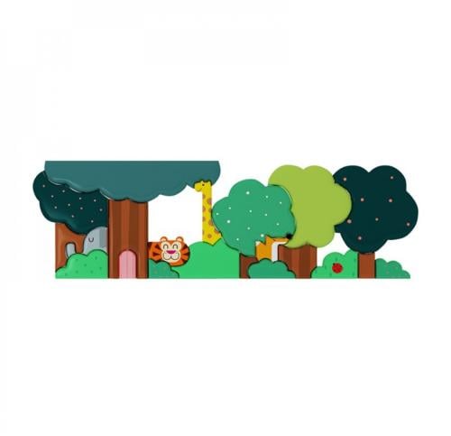 ديكور الحائط الكبير - غابة الحيوانات