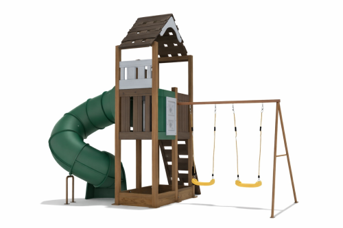 برج ألعاب خشبي خارجي للأطفال