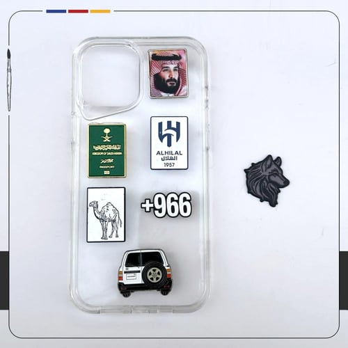 ستيكرات معدن للجوال