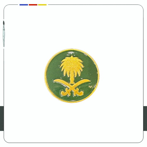 ستيكر جوال - سيفين ونخلة دائري