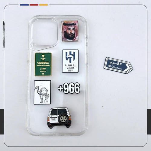 ستيكرات معدن للجوال