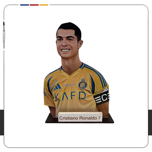 مجسم كريستيانو رونالدو - نادي النصر