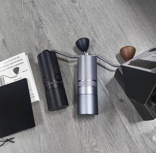 طاحونة يدوية مقبض خشبي معايرة خارجيه