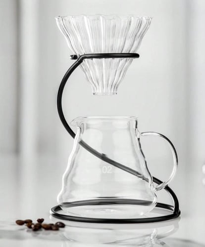 ستاند تقطير V60 حلزوني اسود