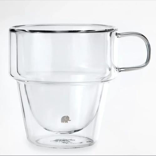 كوب زجاجي 120ml دبل