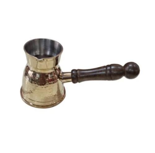 ركوة قهوة نحاس ذهبي كوب واحد
