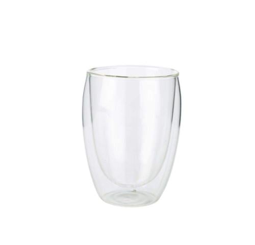 كوب زجاج مدبول 300ml