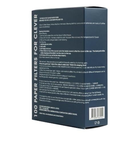 فلاتر كليفر للقهوة الأمريكية 100 فلتر مقاس 2