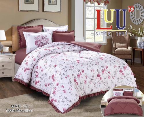 MRB لحاف منفوخ مشجر وجهين ميكروفايبر - مزدوج