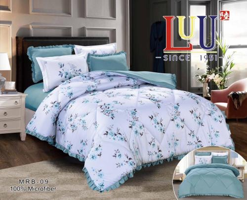 MRB لحاف منفوخ مشجر وجهين ميكروفايبر - مزدوج