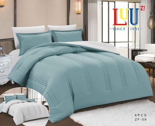 ZF لحاف صيفي وجهين منفوخ - مفرد