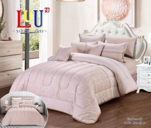 GARDEN لحاف منفوخ مشجر وجهين ميكروفايبر - مزدوج -ب...