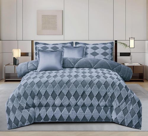 مفرش مخمل فرو نفر ونص ناعمة ودافئة ومثالية للأجواء...