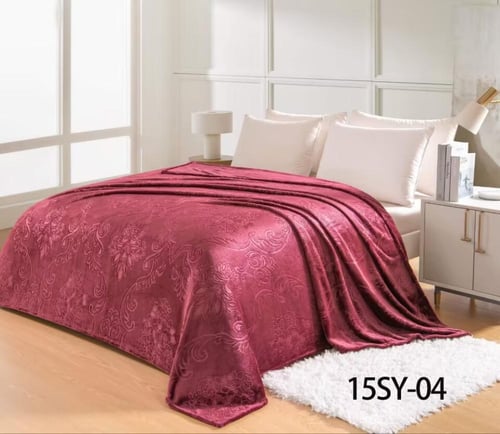 بطانية المكيف نفرين مخمل محفور 160جم مقاس 220*240س...