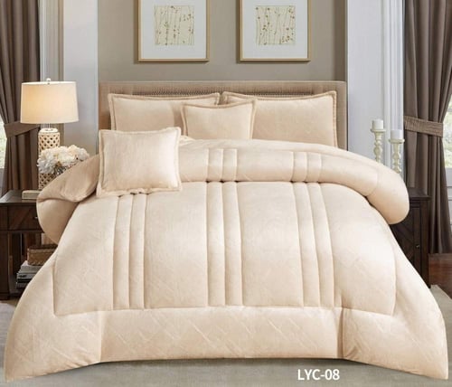 مفرش LOVE LYC نفرين مخمل فرو 4قطعة مقاس 140 × 200