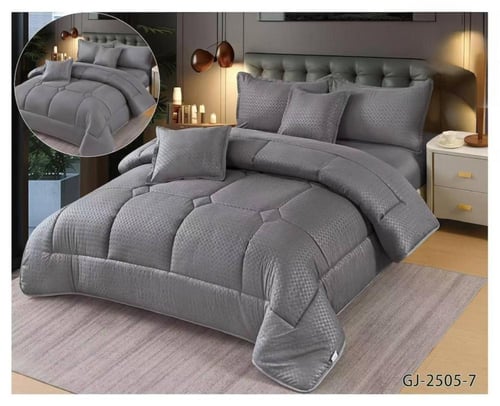 مفرش سادة وجهين بتصميم عصري فاخر مقاس نفرين ونفر و...