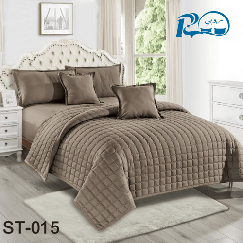 طقم مفرش نفر مضغوط (سادة) – أناقة عصرية وعناية فائ...