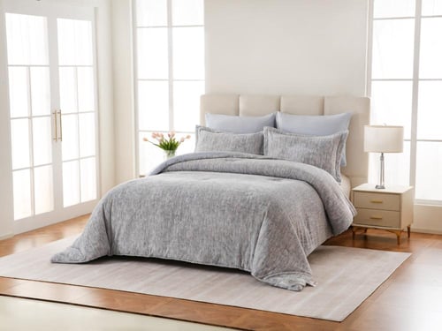 لحاف مخمل شتوي فاخر (نفر ونص - 4 قطع