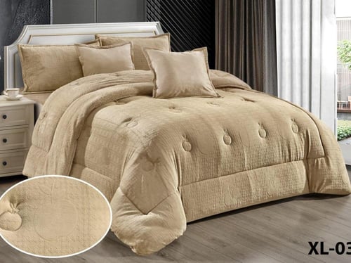 مفرش مخمل فرو سادة 4ق نفر ونص