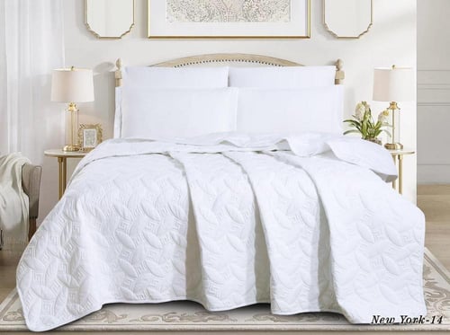 طقم مفرش نفر ونص مضغوط (4 قطع) – نعومة مثالية لراح...