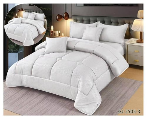 مفرش سادة وجهين بتصميم عصري فاخر مقاس نفرين ونفر و...