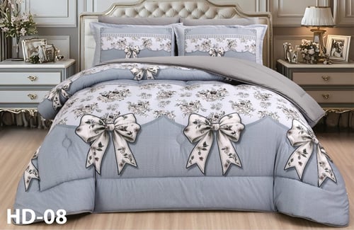 طقم لحاف نفر ونص صيفي مشجر "فلورال بريز" – انتعاش...