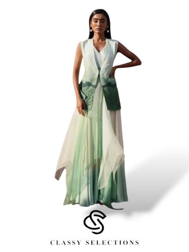 فستان سهرة هندي بالطلب -30-40 يوم