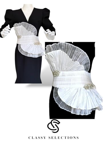 فستان سهرة أسود أنيق