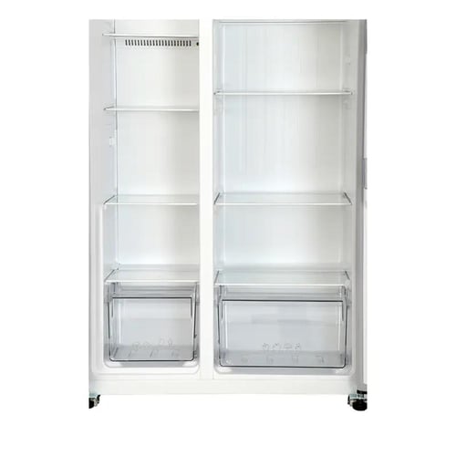 ثلاجة جنرال سوبريم بابين دولابي 15.6 قدم اسود استي...