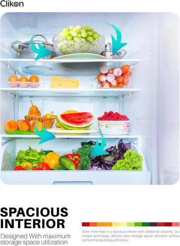 كليكون ثلاجة نوفروست 325 لتر ، 11.4 قدم مكعب ، فري...