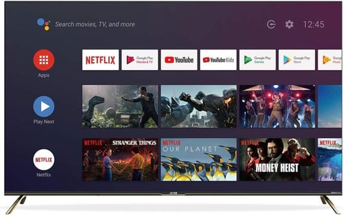 تلفزيون كيو ليد ذكي بدقة 4 كيه من ايه ار ار كيو دب...