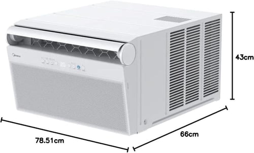 ميديا مكيف شباك 18000 حار بارد - انفرتر - أبيض - W...