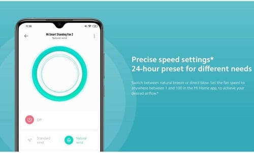 شاومي مروحة ذكية فان 2 بقوة 15 واط BHR5683HK - الل...