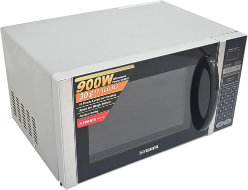 ميكرويف فيشر 30 لتر1000واط + اذابه الثلج 6 مستويات...