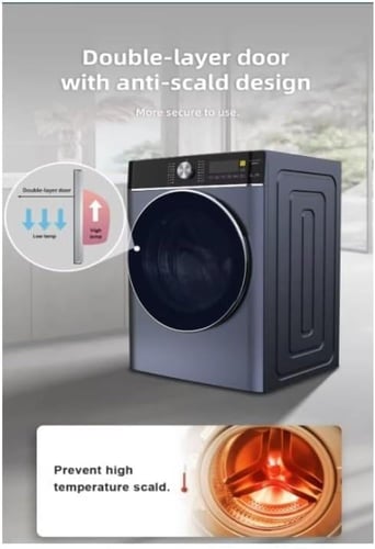 غسالة سرين تعبئة أمامية ، 6 كجم ، تنشيف جزئي 75% ،...