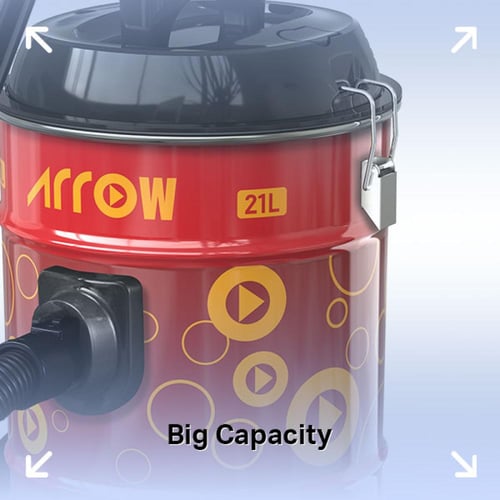 مكنسة كهربائية ارو صينى برميل 21 لتر 1400 واط - RO...